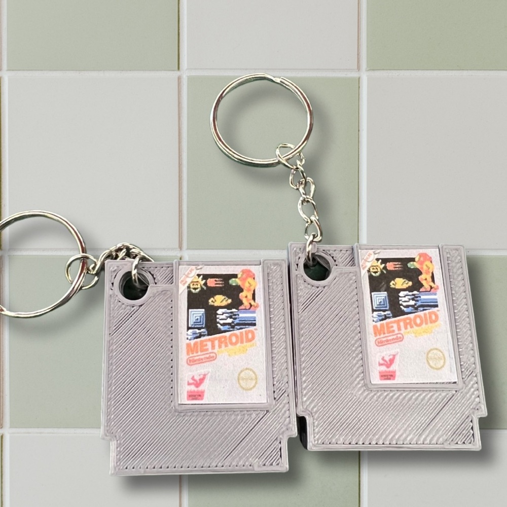 3d printed keychain & earrings
